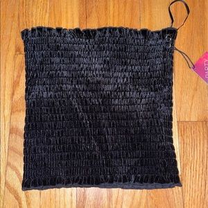 forever 21 velvet tube top